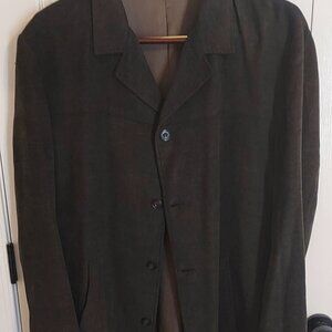 Light Wool Italian Short Coat - Size XL